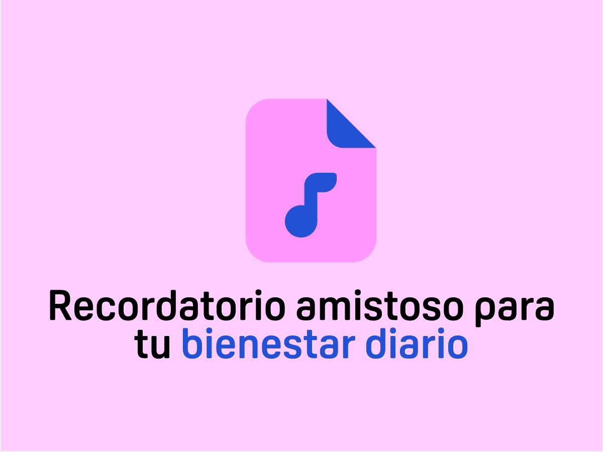 Recordatorio amistoso